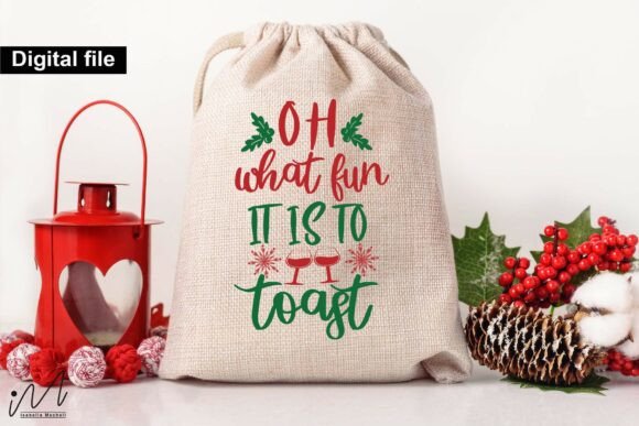 Review: Oh What Fun It is to Toast Wine Bag Svg
